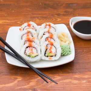 Scorpion blood sushi