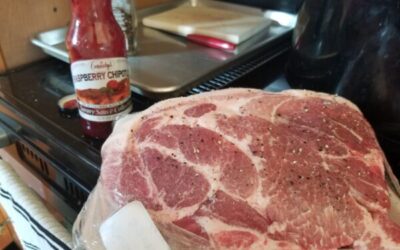 Slow Cooker Raspberry Chipotle Pulled Pork