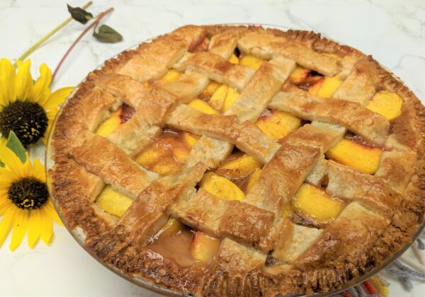 Baked Peach Pie