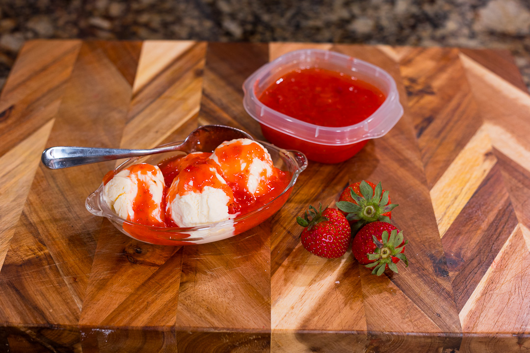Jam in a Jiffy Ice Cream Topping